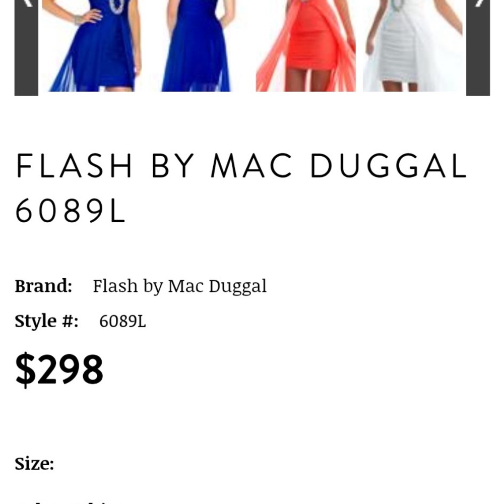 Strapless Royal Blue Evening High-Low Dress with Embellished Bodice - Picture 2 of 10